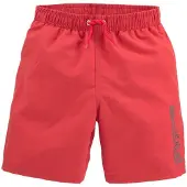 s.Oliver Pantaloncini da bagno grigio scuro / rosso