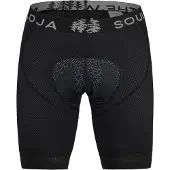 Maloja PoplarM. Nos Mutande ciclismo Uomo (XS, nero)