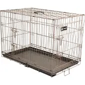 Flamingo Gabbia di trasporto Ebo 77 x 47 x 55 cm marrone-metallizzato 517581