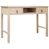 vidaXL Scrivania naturale 110 × 45 × 76 cm Legno