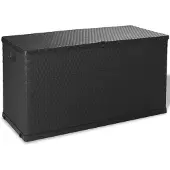 vidaXL Cassetta da giardino antracite 120×56×63 cm