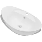 vidaXL Luxussenke con atterraggio e ovalkeramik da Kranloch