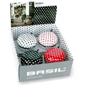 Basil Campanello Da Bicicletta Big Polkadot 80 Mm 4 Unità