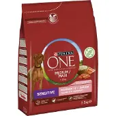 Purina ONE MEDMAX Adult Sensitive, salmone e riso, 2,5 kg
