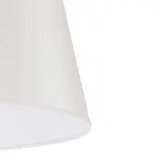Duolla Paralume Cone altezza 25,5 cm, chintz ecru/bianco