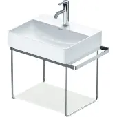 Duravit DuraSquare verre 47x38cm, pour consoles métalliques 003115/ 003116, 0099698300, 0099698300