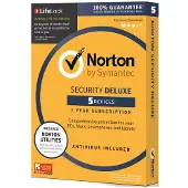 Norton Security Deluxe 5 Dispositivi / 1 anno - Nessun abbonamento
