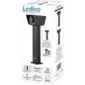 Ledino Connect L2 colonna di prese con 2 prese, nero