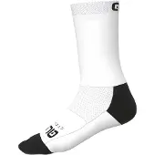 ALÉ Team Socks Calze da ciclismo (36-39 - S, bianco)