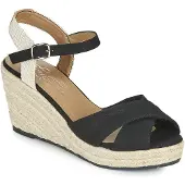 Tom Tailor Sandali con zeppa NOUMI donne - Nero - 40