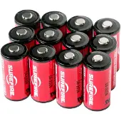 Surefire CR123A batterie, 12 pezzi in una scatola