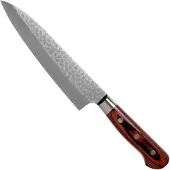 Sakai Takayuki 33-Layer Damascus coltello da chef 18 cm, mogano