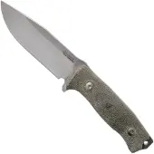 Lionsteel Coltello M5, green canvas micarta