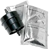 Katadyn Flaschenadapter mit Aktivkohle Filtro acqua nero