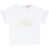 Lili Gaufrette T-shirt NALIS ragazza - Bianco - 18 mesi