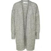 Selected Cardigan A Maglia Donne Grigio XL