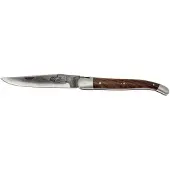 Laguiole 12cm noce, brut de forge 1212FINNOSATBDF