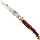 Laguiole - Natural Wood Folder, in legno chiazzato del Guyana
