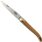 Laguiole - Natural Wood Folder, legno d'olivo