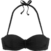 Sunseeker Top per bikini nero