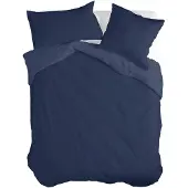 Happy Friday HappyFriday BASIC copripiumino blu navy 140 x 200 cm