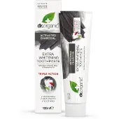 Dr Organic Dentifricio carbone biologico 100ml — Dentifricio