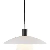 Nordlux Lampada a sospensione Verona in bianco e nero