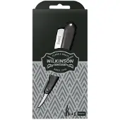 Wilkinson Rasoio Cut Throat + Rasoi Di Ricambio A Doppia Lama 5 Pezzi — Rasoio di sicurezza