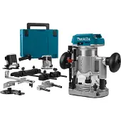 Makita Router 18 Volt superiore e laterale