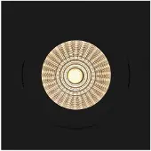 The Light Group SLC DL04 Square X1 downlight IP54 2700K nero