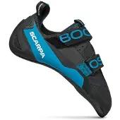 Scarpa Boostic Scarpette da arrampicata (40,5, nero/turchese)