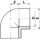 Cepex Curva Pvc 01725 90º Ø225 Con Innesto A Bicchiere