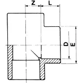 Cepex T In Pvc Ø225 90º Con Innesto A Bicchiere