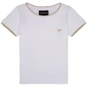 Emporio Armani T-shirt Allan ragazza - Bianco - 6 anni