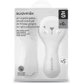 Suavinex Set spazzola-pettine 0m Bianco — Set igiene capelli bambino