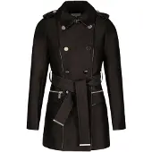 Morgan's Pomade Trench GAZELLE donne - Nero - IT 40
