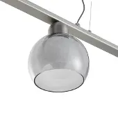 LUCANDE Kaiya lampada a sospensione, a 3 luci, Ø 14 cm, allungata