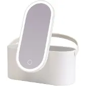 Ailoria MAGNIFIQUE - Beauty case con specchio LED dimmerabile (USB) BIANCO