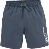 s.Oliver Pantaloncini da bagno blu colomba / bianco