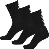 Hummel Calzino sportivo 'Fundamental' nero / bianco