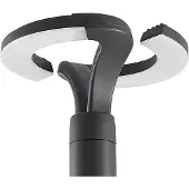 LINDBY lampada LED da esterno Keily, cerchio, antracite, metallo