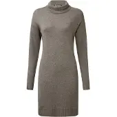 Sherpa Women's Lhakpa Mock Neck Dress Abito Donna (XL, grigio)