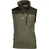Fjällräven Buck Fleece Vest Gilet in pile Uomo (L, olivia)