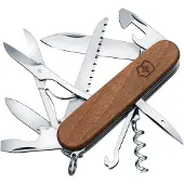 Victorinox Huntsman, coltellino svizzero, legno 1.3711.63