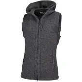 Mufflon Women's Momo Gilet in lana merino Donna (M, grigio/nero)