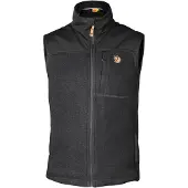 Fjällräven Buck Fleece Vest Gilet in pile Uomo (S, grigio)