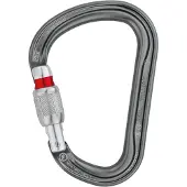 Petzl William Screw-Lock Connettori HMS grigio