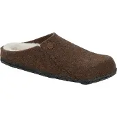 Birkenstock Zermatt Shearling Wool Felt Pantofole (43 - Regular, marrone)