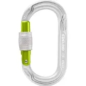 Edelrid Oval Power 2500 Screw II Moschettoni a ghiera grigio