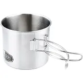 GSI Tazza E Teiera Glacier Acciaio Inossidabile 590ml